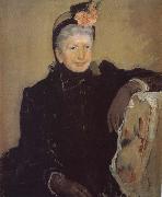 Portrait of the old wives Mary Cassatt